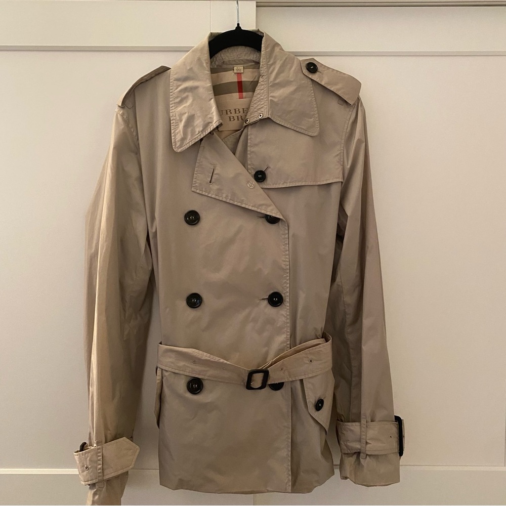 Burberry Brit Nylon Short Trench